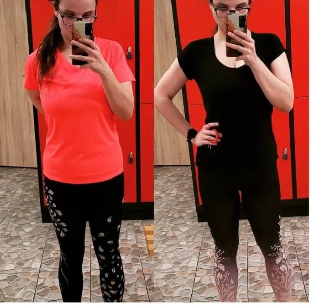 Lenka před a po spolupráci